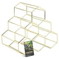 Thyme & Table 6 Bottle Wine Rack, Gold