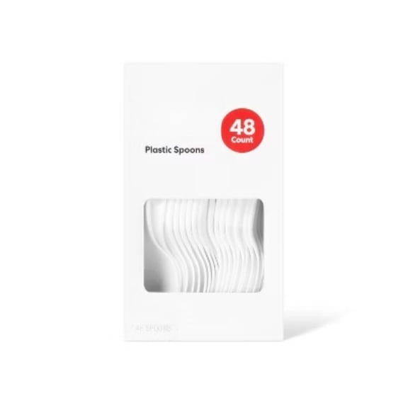 Plastic Spoons - 48ct