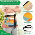 thumbnail image 4 of Yayeee Waist Apron with Pockets for Cooking Waterproof Half Server Aprons, Goldfish, 4 of 7