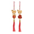 thumbnail image 1 of Adorno colgante del caballo 2026 Amuleto de la suerte del caballo para el Año Nuevo chino Colgante feng shui con borla roja para el coche Árbol bonsái Año Nuevo lunar Riqueza, 1 of 7