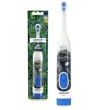 Spinbrush Jurassic World Battery Powered Kids Electric Toothbrush, Soft