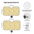 thumbnail image 5 of Yiaed Sunflowers Bee Print Car Windshield Sunshade Front Auto Car Front Window Sun Shade Foldable Sun Visor Shield Cover Auto Accessories for Sedan SUV Truck-Small, 5 of 5
