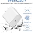 thumbnail image 5 of chalian iPhone Charger Fast Charging USB C Charger Block Type C Chargers Fast Charging 20W PD Wall Chargers with 6FT Cord for iPhone 14/14 Pro Max/13/13 Max/12/12 Pro Max/iPad, 5 of 7