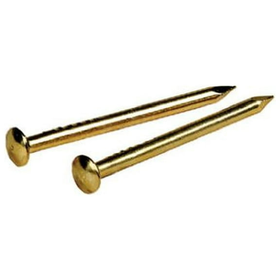 Hillman 5165071 0.75 in. Brass Plated Escutcheon Pin pack of 6