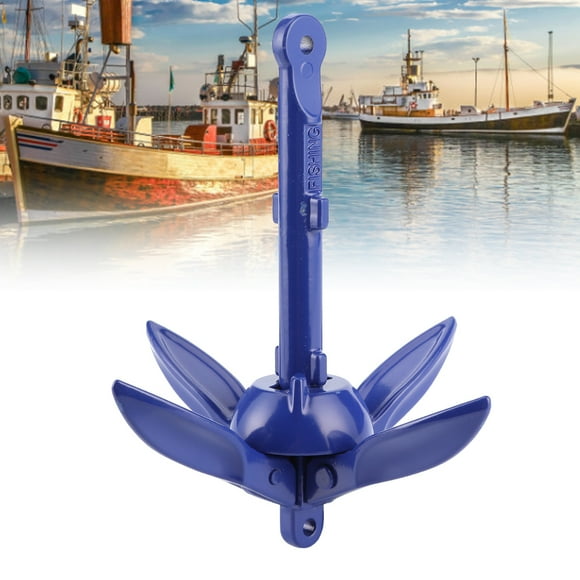 Boat Anchor, Replacement Durable Folding Boat Grapnel Aluminum Alloy for Sailing Fishing Boat for Kayak for Raft for Canoe