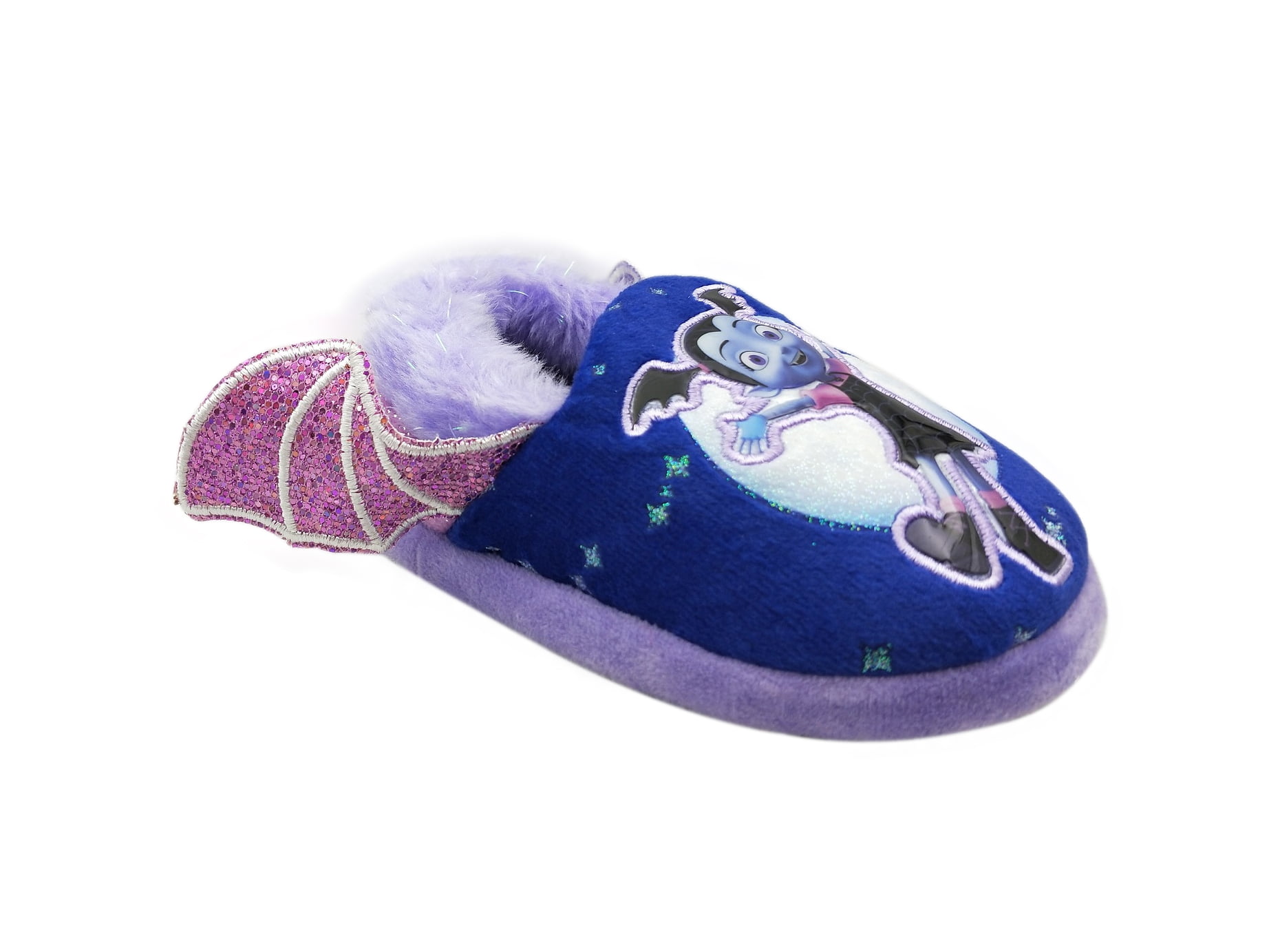 Disney Collection Vampirina Slippers Purple Slipper Shoes Toddler Girl Size 5-6 