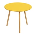 thumbnail image 2 of Household Small Apartment Dining Table, Round Kitchen Table with Wood Legs, Kitchen Living Room Leisure Coffee Table, 2 of 9