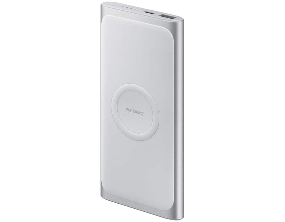 Samsung Wireless Charger Portable Battery Silver