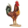 thumbnail image 1 of Set of 4 Glossy Rooster Statuette, 1 of 1