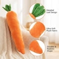 thumbnail image 6 of Giant Carrot Dog Toy – 29.5 Inch Large Plush Carrot Toy for Dogs, Indoor Entertainment & Anxiety Relief Companion, 6 of 7