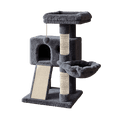thumbnail image 3 of Amolife 36.6" Cat Tree Tower for Indoor Cats, Cat Condo with Plush Perch, Sisal Scratching Posts & Ramp, Cozy Cat Furniture, Blue, 3 of 9