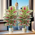 thumbnail image 3 of 2 large artificial palm trees and banana trees, multi-functional simulated green plants, suitable for any season, luxury garden, courtyard wedding, indoor and outdoor decoration  Decor Decorative, 3 of 18