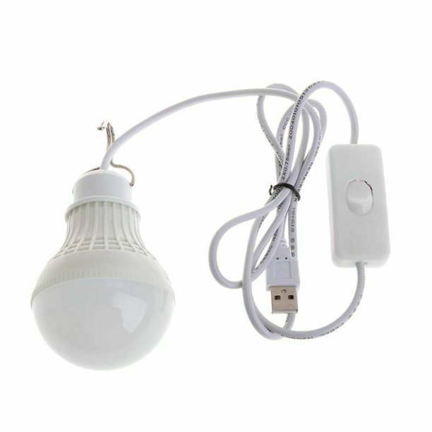 Lámpara de linterna de emergencia para colgar al aire libre alimentada por USB de 5W LED de luz de bulbo para acampar JShteea El nuevo