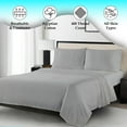 thumbnail image 6 of 4 Pcs RV Queen Short Sheets, 400 TC 100% Cotton Light Grey Solid RV Sheets,60" x 75" To Fit Upto 12-15" Deep Mattress, 6 of 6