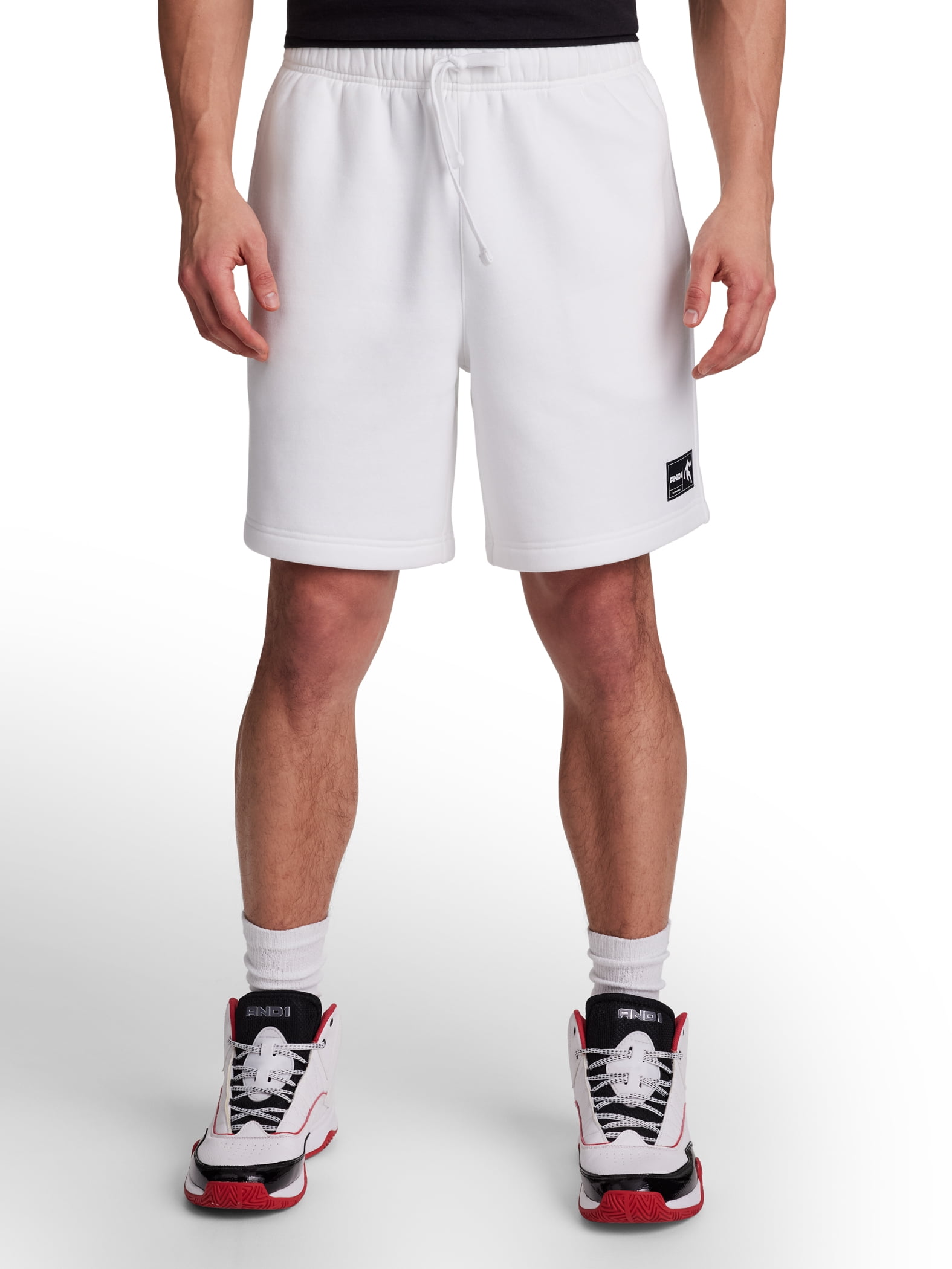 AND1 Men's and Big Men's Free Throw Short, 8" inseam, Sizes XS-5XL