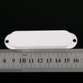 thumbnail image 2 of 3 White Solid Single Coil Pickup Covers Closed For NO HOLES, 2 of 8