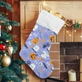 thumbnail image 5 of GZHJMY Halloween Ghost Pumpkin Christmas Stocking 2PCS, Large Fireplace Xmas Hanging Stockings with Plush Cuff for Family Holiday Party Decorations, 17.71"x 12.20", 5 of 7