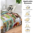 thumbnail image 5 of Custom Blanket with Photos Text, Personalized Picture Blankets, 10 Photos Collage, Customized Merry Christmas Throw Blanket for Family, Dad, Mom, Kids, Gifts for Birthday Christmas, 5 Sizes, 5 of 6