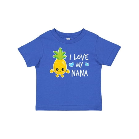

Inktastic I Love My Nana with Pineapple Gift Baby Boy T-Shirt