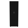 thumbnail image 4 of Miekor Furniture Chagrin 2-Shelf Rectangle Armoire Black Wengue W5U052, 4 of 7