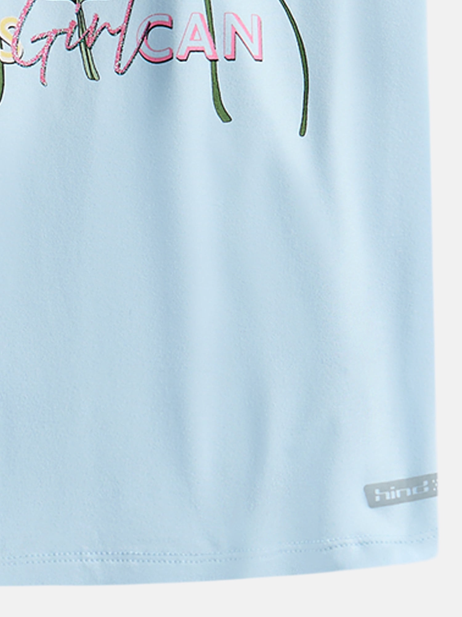 Hind Girls Graphic Tee with Short Sleeves, 2-Pack, Sizes 4-16
