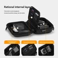 thumbnail image 3 of CWATCUN Cwatcun D158 Portable Camera Storage Case - Compact EVA Hard Shell Crossbody Bag for Digital Devices, Shockproof Design, Adjustable Internal Space, Available in Black or Beige, 3 of 6