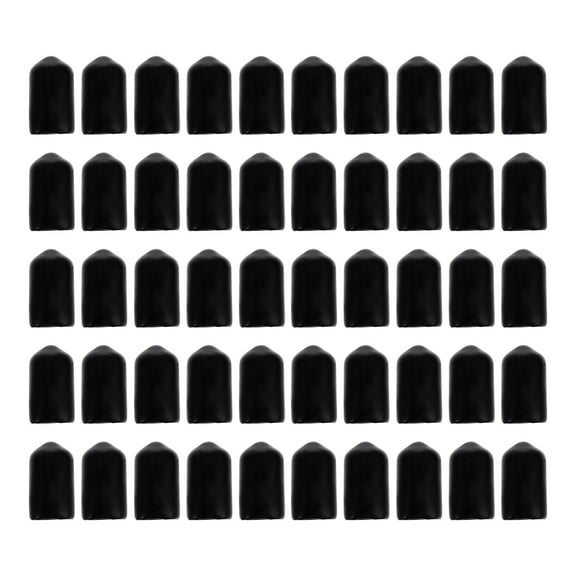 200 Pcs Round Cap Thread Protector Covers Tubing Tip Round Tubing Caps Furniture Leg Protectors Screw Thread Protectors