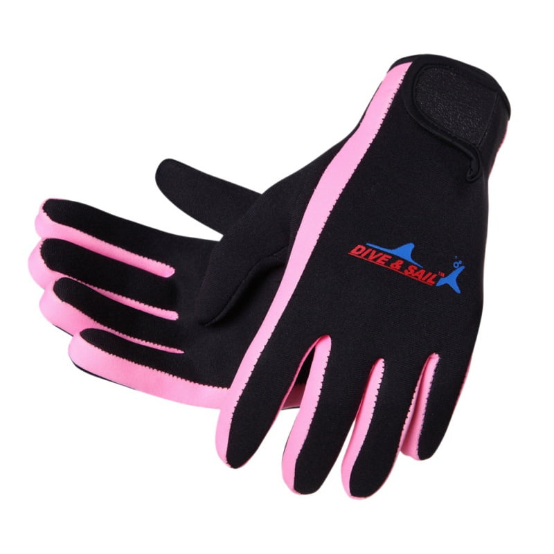 DIVE & SAIL Wetsuits 1.5 mm Premium Neoprene Gloves Scuba Diving Five Finger Glove