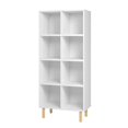 thumbnail image 1 of HomeRoots 403099 Iko Blanc Haut Vertical Huit Cubbie Étagères, 1 of 1