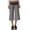 Black -BO26, variant on Women Gauchos Pants Fold Over Low Rise Cropped Capris Pants Foldover Wide Leg Flared Yoga Culotte Bottoms Black S