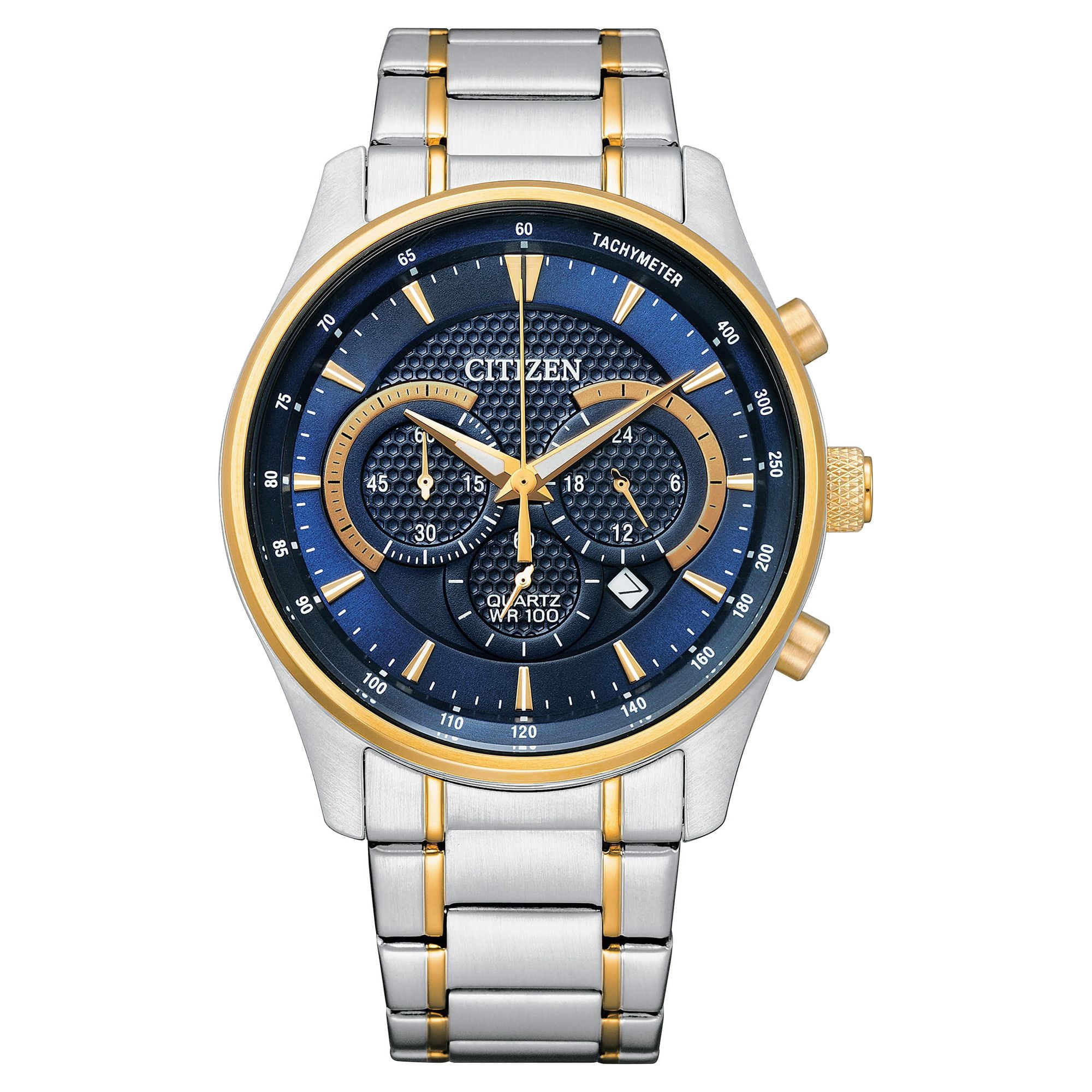 Citizen Men's Quartz Two-Tone Chronograph Stainless Steel Watch AN8194-51L