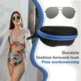 thumbnail image 4 of Monstrate Estuche de almacenamiento para gafas de sol, bolsa para gafas, organizador para transporte, adultos, adolescentes, azul Type3 NO3 Monstrate HA062513-05B, 4 of 6