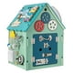 thumbnail image 1 of Costway Casa de Actividades de Mader con Juegos Sensoriales y Espacio de Almacenaje Interior Juguete Educativo para 3+ Años 33 x 33 x 45 cm Azul, 1 of 10