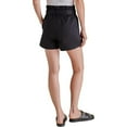 thumbnail image 4 of Steve Madden Women's High Rise Paper Bag Brushed Twill Cinch Shorts (Black, S), 4 of 6