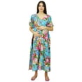 thumbnail image 7 of Bimba Cotton Maternity Kaftan Hospital Delivery Gown, Nursing Moms Caftan, 7 of 7