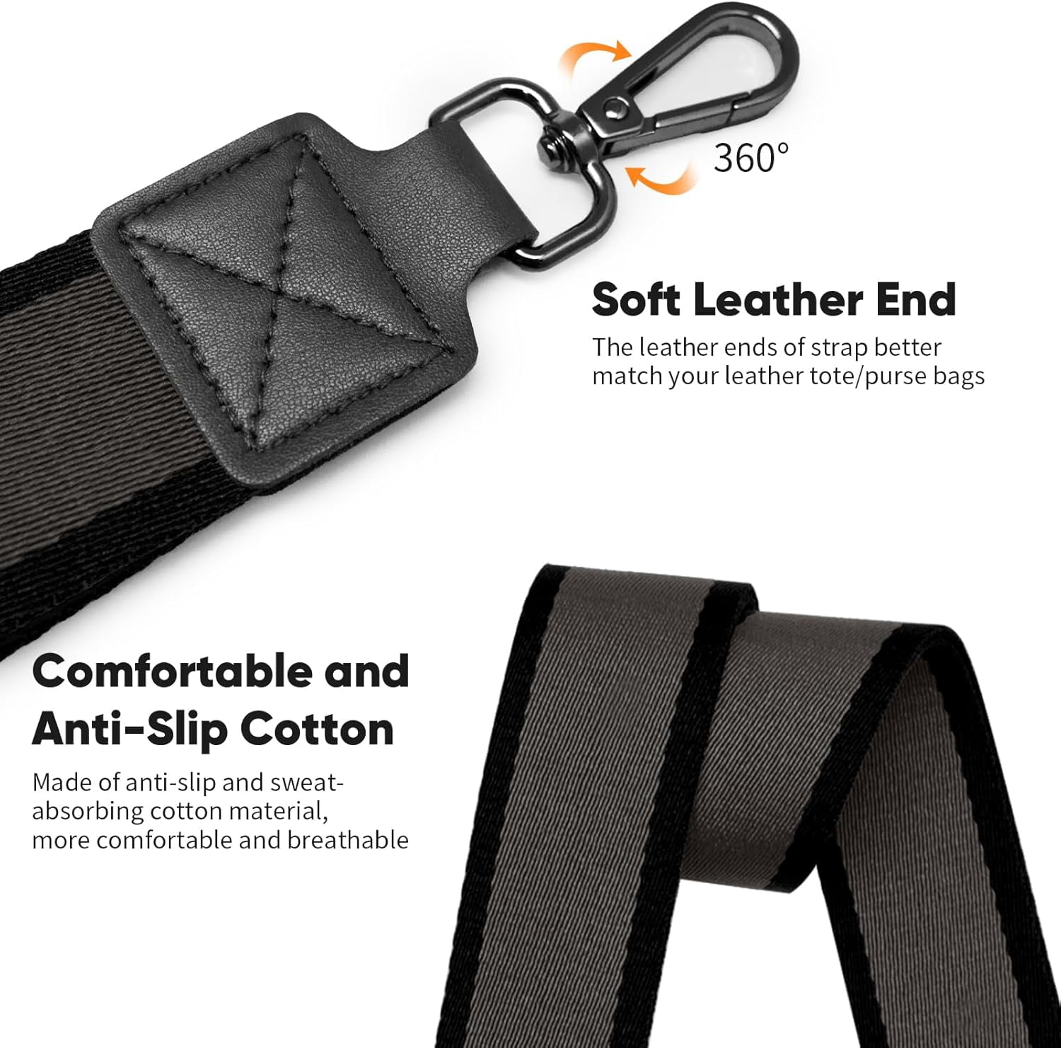 NANAHuang Purse Strap Wide Replacement Crossbody Bag Straps, 1.5" Canvas Handbag Shoulder Strap, Adjustable Tote Belt