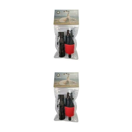 

Tmosphere for SUP Air Valve Adapter Inflatable Heat Resistance Pump Adapters Valves Converter Water Kayaking Canoeing Marine Red 2PCS