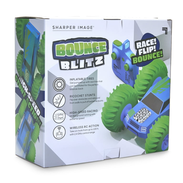 Sharper Image® Bounce Blitz Remote Control Stunt Car, Green, Ages