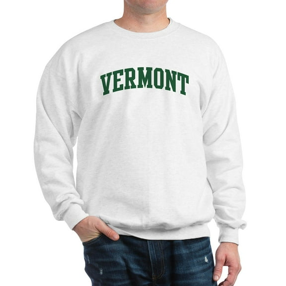 CafePress - Vermont (Green) Sweatshirt - Crew Neck Sweatshirt