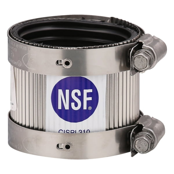 No Hub Coupling,For Pipe Size 11/2" ZORO SELECT DXNH156150