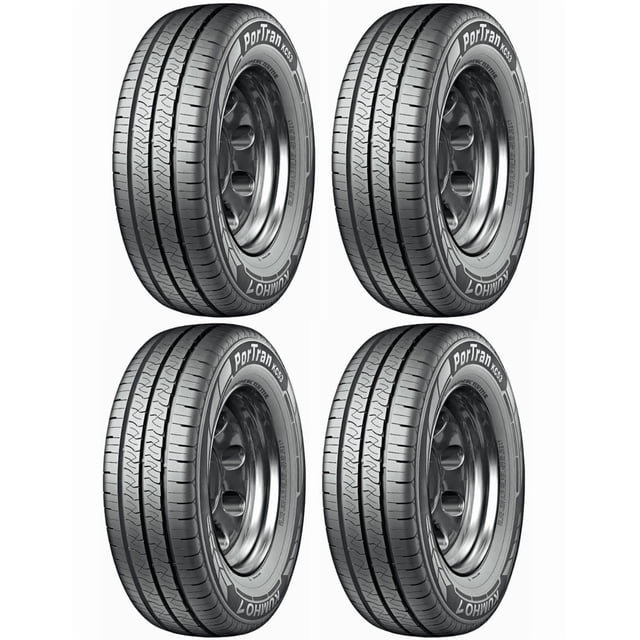 PAQUETE DE 4 LLANTAS - 195 R15 KUMHO KC53 (8) 106R