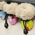 thumbnail image 4 of Maxcozy 4PCS Pet Dog Plush Warm Waterproof Shoes Booties Soft Sole Anti-Slip Shoes Sneakers for Small and Medium Pet Dog, 4 of 5