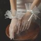 thumbnail image 5 of Guantes de boda para mujer, hasta la muñeca, con volantes, guantes de vestido de cortesía para boda, ópera, fiesta de noche, 5 of 5