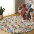 thumbnail image 2 of SAFAVIEH Rodeo Drive Slater Geometric Area Rug, Gray/Beige, 6' x 6' Round, 2 of 7
