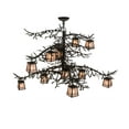 thumbnail image 4 of Meyda Tiffany 173025 Pine Branch Valley View 12 Light 48" Wide Chandelier - Dark Roast, 4 of 6