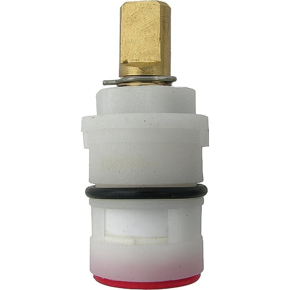 Larsen Faucet Stem Ceramic Disc Hot - Replacement Part - Multicolor — Residential Use, Standard Application