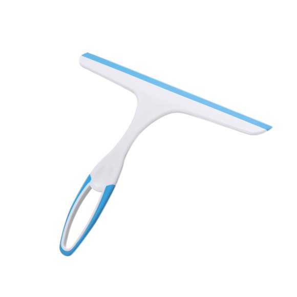 Qyaukm Glass Scraper, Silicone Squeegee with Ergonomic Handle for Streak-Free Cleaning on Windows, Shower Doors, Mirrors and Tiles in Bathroom and Kitchen