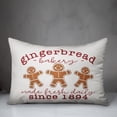 thumbnail image 2 of Creative Products Gingerbread Bakery 14x20 Spun Poly Pillow, 2 of 2