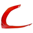 thumbnail image 3 of Alerón trasero para casco de motocicleta Baoblaze carcasa embellecedora PC repuesto Cuchillo Forma rojo, 3 of 8
