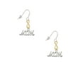 thumbnail image 2 of Delight Jewelry Silvertone Mom Gold Tone Infinity French Earrings, 2 of 4